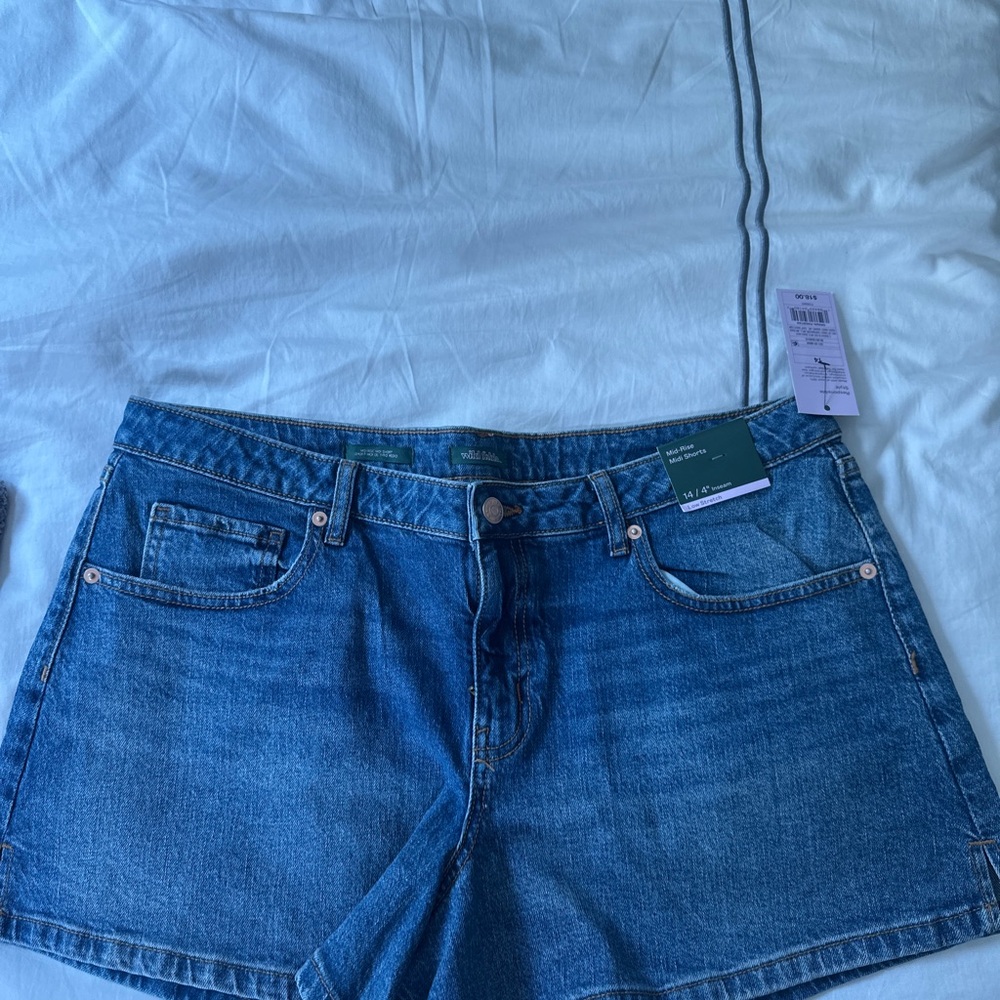 NWT Target Women's Blue Denim Shorts